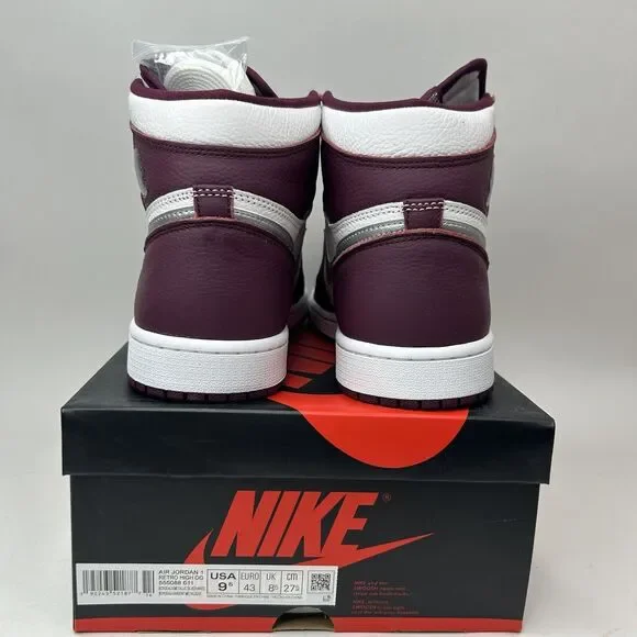 Nike Air Jordan 1 Retro High OG “Bordeaux White Silver” 2023